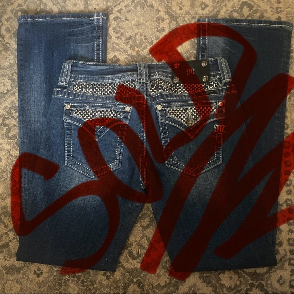 Miss Me Women's Dark Blue Boot Cut Jeans